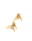 TIFFANY & CO. Ribbon Earring 750YG 2.7g