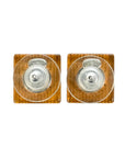 CHANEL Square Coco Mark Earrings