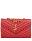 YVES SAINT LAURENT Paris Cassandra Shoulder Bag/Clutch Bag 2Way