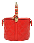 CHANEL Matelassé Lambskin Vanity Bag Handbag/Shoulder Bag