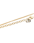 CHRISTIAN DIOR Round Circle Rhinestone Necklace