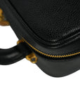 CHANEL 1996–1997 Caviar Leather Vanity Handbag / Shoulder Bag 2-Way