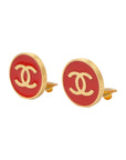 CHANEL 2001 Button Round Earring