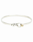 TIFFANY & CO. SV925 K18YG Love Knot Bangle