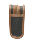 CHRISTIAN DIOR Canvas Honeycomb Pattern Pouch