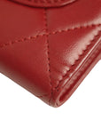 CHANEL Matelasse Coco Mark Tri-Fold Long Wallet