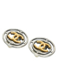 CHANEL Circle Coco Mark Earrings