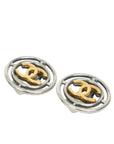 CHANEL Circle Coco Mark Earrings