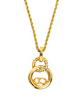 CHRISTIAN DIOR CD Logo Necklace