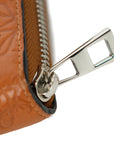 LOEWE 170th Anniversary Signature Round Zip Anagram Long Wallet
