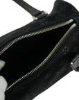 LOUIS VUITTON Monogram Little Papillon Satin Noir Handbag M92352