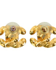 CHANEL Coco Mark Pierced Earrings