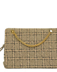 CHANEL 1994–1996 Chain Tweed Shoulder Bag