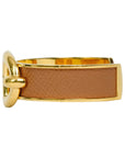 HERMES Chaine d'Ancre Leather Bangle
