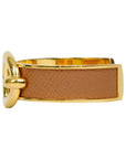 HERMES Chaine d'Ancre Leather Bangle