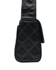 CHANEL 1991-1994 Mini MatelasseSatin Shoulder bag