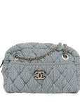 CHANEL 2009–2010 Coco Mark Bubble Quilted Chain Shoulder Bag