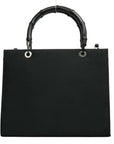 GUCCI Bamboo Nylon Canvas Tote Bag / Handbag 2Way