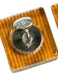 CHANEL Square Coco Mark Earrings