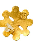 CHANEL Flower Coco Mark Earrings