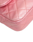 CHANEL 2010–2011 Crystal Logo Matelassé Chain Lambskin Shoulder Bag