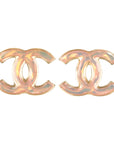 CHANEL Coco Mark Rainbow Color Earrings