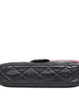 CHANEL 2008–2009 Matelassé Bicolor Chain Shoulder Bag
