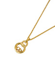 CHRISTIAN DIOR CD Logo Necklace