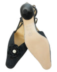 CHANEL Camellia Slingback Sandals