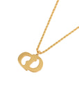 CHRISTIAN DIOR CD Logo Necklace