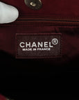CHANEL 2000–2002 Patchwork Suede Tote Bag