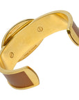 HERMES Chaine d'Ancre Leather Bangle