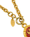 CHANEL Crown Coco Mark Necklace