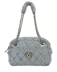 CHANEL 2009–2010 Coco Mark Bubble Quilted Chain Shoulder Bag