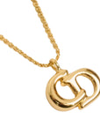 CHRISTIAN DIOR CD Logo Necklace