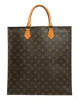LOUIS VUITTON Monogram Sac Plat Handbag M51140