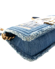 CHANEL Coco Mark Patchwork Denim Shoulder Bag