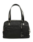 PRADA Nylon Leather Handbag