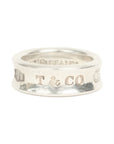TIFFANY & CO. SV925 Narrow 1837 Ring