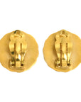 CHANEL Button Coco Mark Earrings