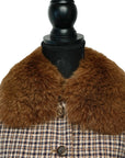 BURBERRY Eco-Fur Tweed Outerwear