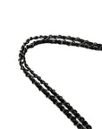 CHANEL 2009-2010 Pleated Shoulder Bag