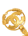 CHANEL Coco Mark Cross Motif Brooch
