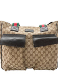 GUCCI GG Canvas Sherry Line 161836 Tote Bag/Handbag