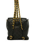 CHANEL 1994-1996 Matelassé Chain Lambskin Backpack
