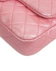 CHANEL 2010–2011 Crystal Logo Matelassé Chain Lambskin Shoulder Bag