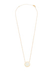 TIFFANY & CO. AU750 T Two Circle Diamond Necklace