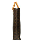 LOUIS VUITTON Monogram Sac Plat Handbag M51140