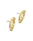 HERMES Mini Maillon Chain Link Earrings