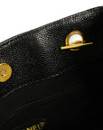 CHANEL 1996–1997 Coco Mark Matelassé Caviar Skin Tote Bag / Shoulder Bag